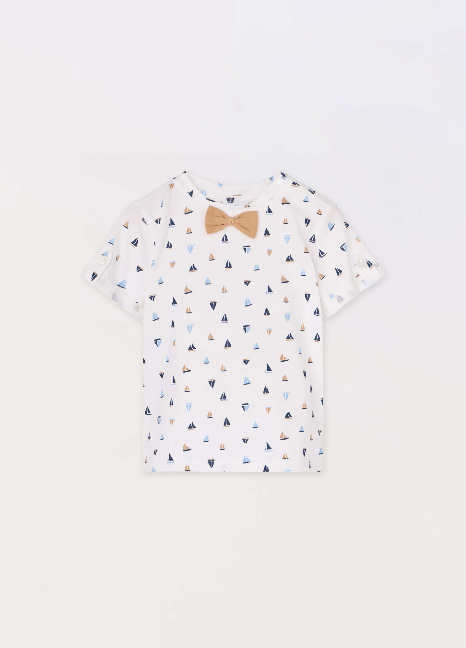 Newborn pure cotton jersey T-shirt