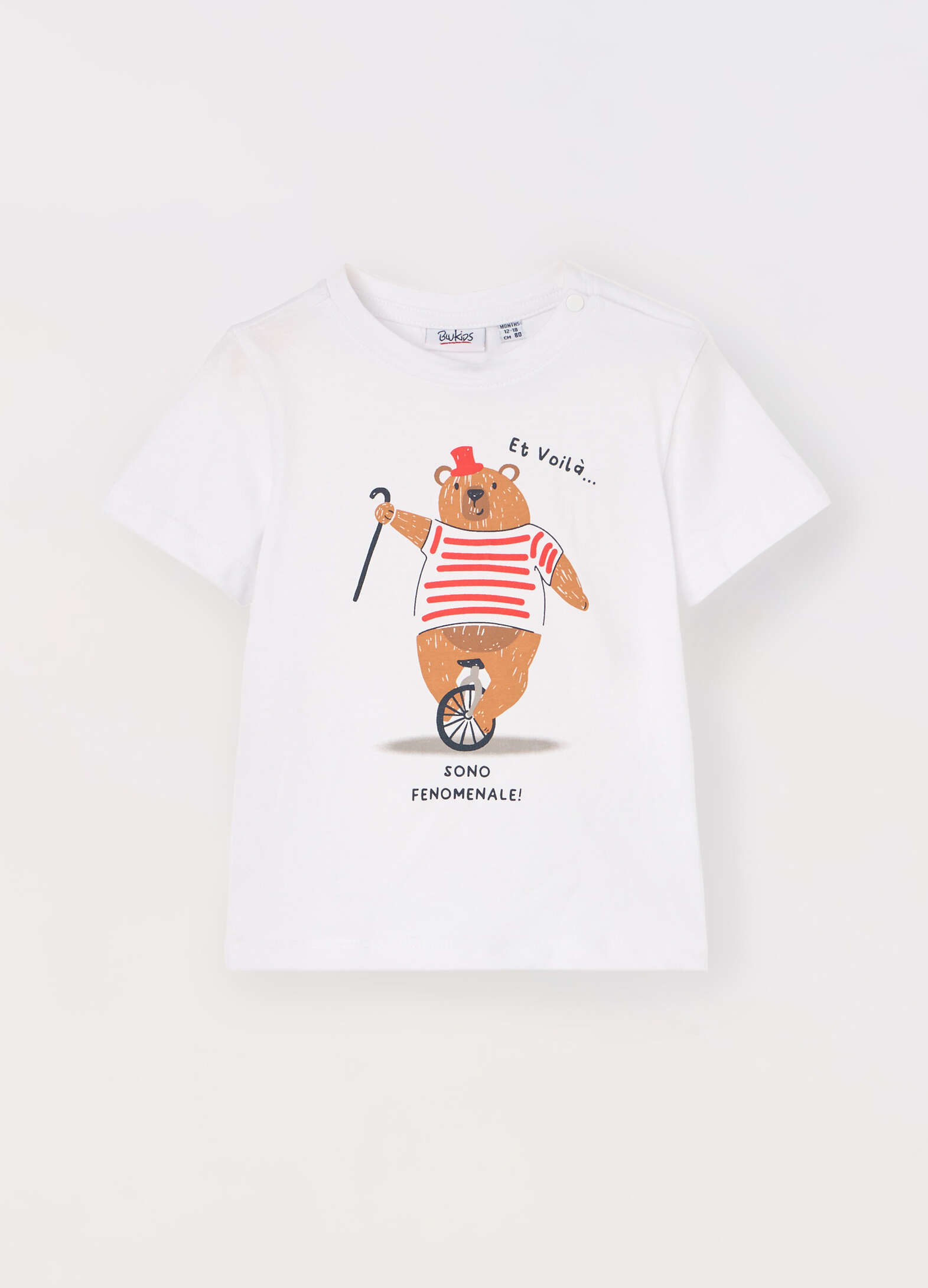 Newborn pure cotton jersey T-shirt