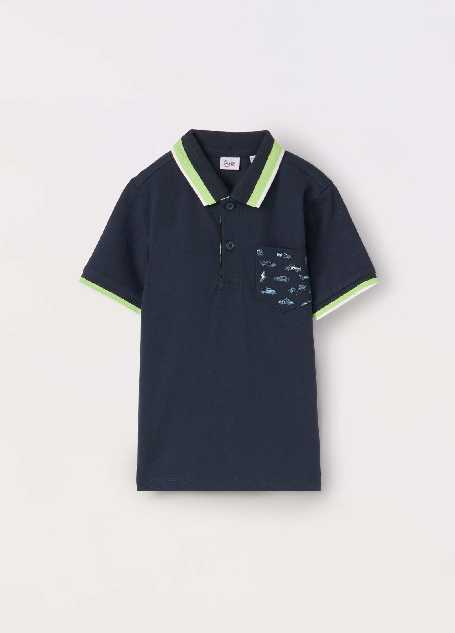 Pure Cotton Piquet Polo for Kids