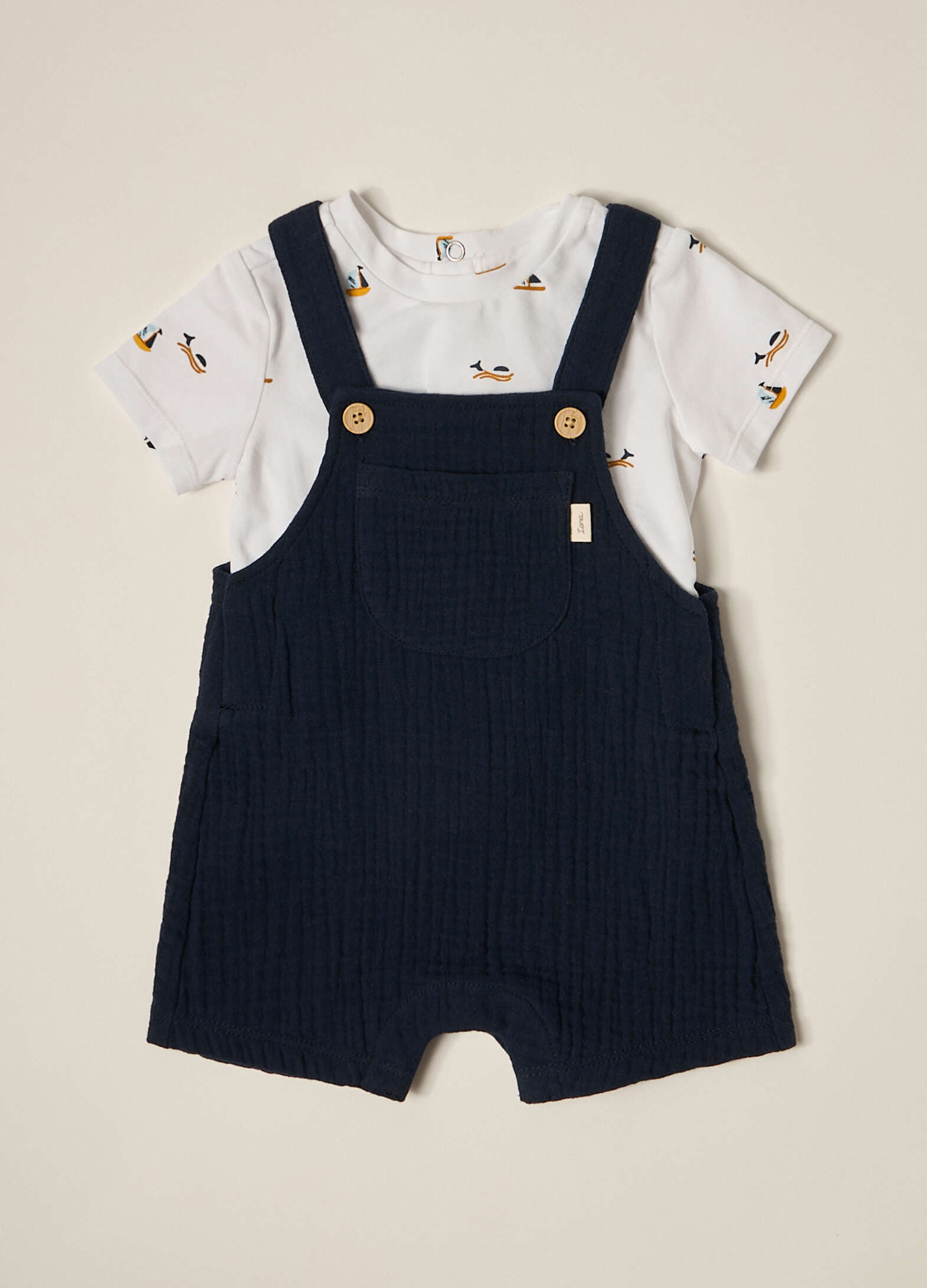 IANA newborn stretch cotton set