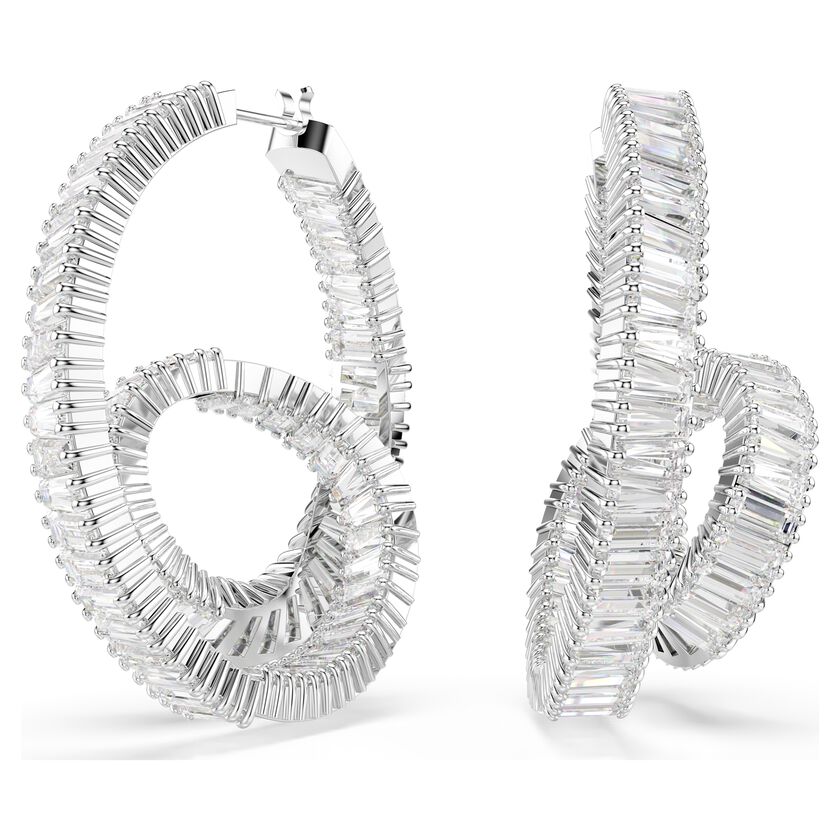 Matrix hoop earrings