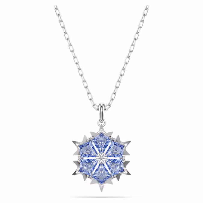 6852ec7b35296_magic-pendant--snowflake--blue--rhodium-plated-swarovski-5735399.avif