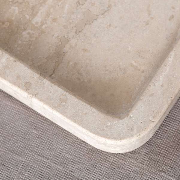 Manufacture Travertine Serving platter