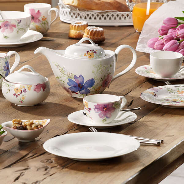 Mariefleur White coffee cup saucer
