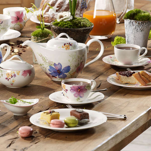 Mariefleur White coffee cup saucer