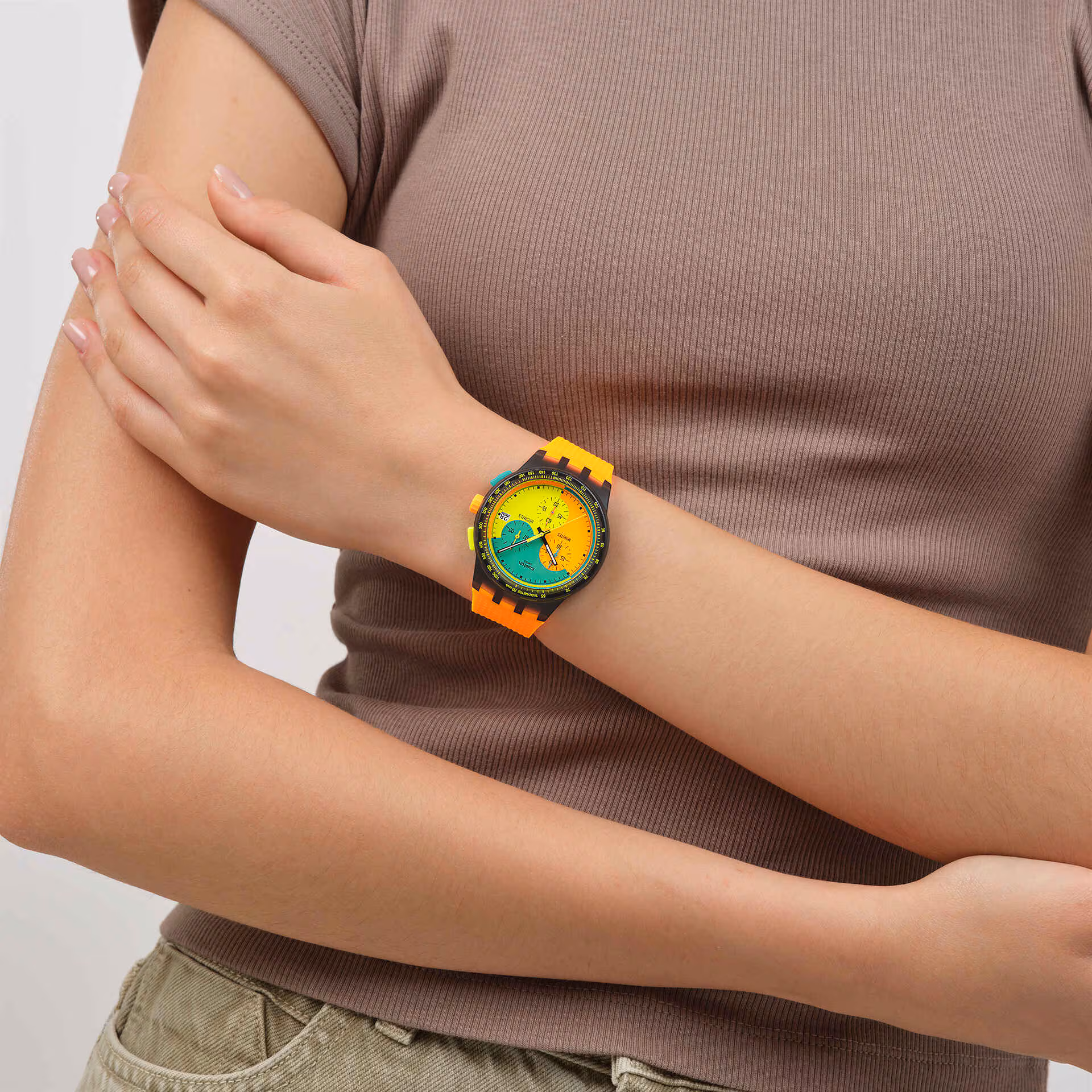 SWATCH NEON SIGNAL FLAG