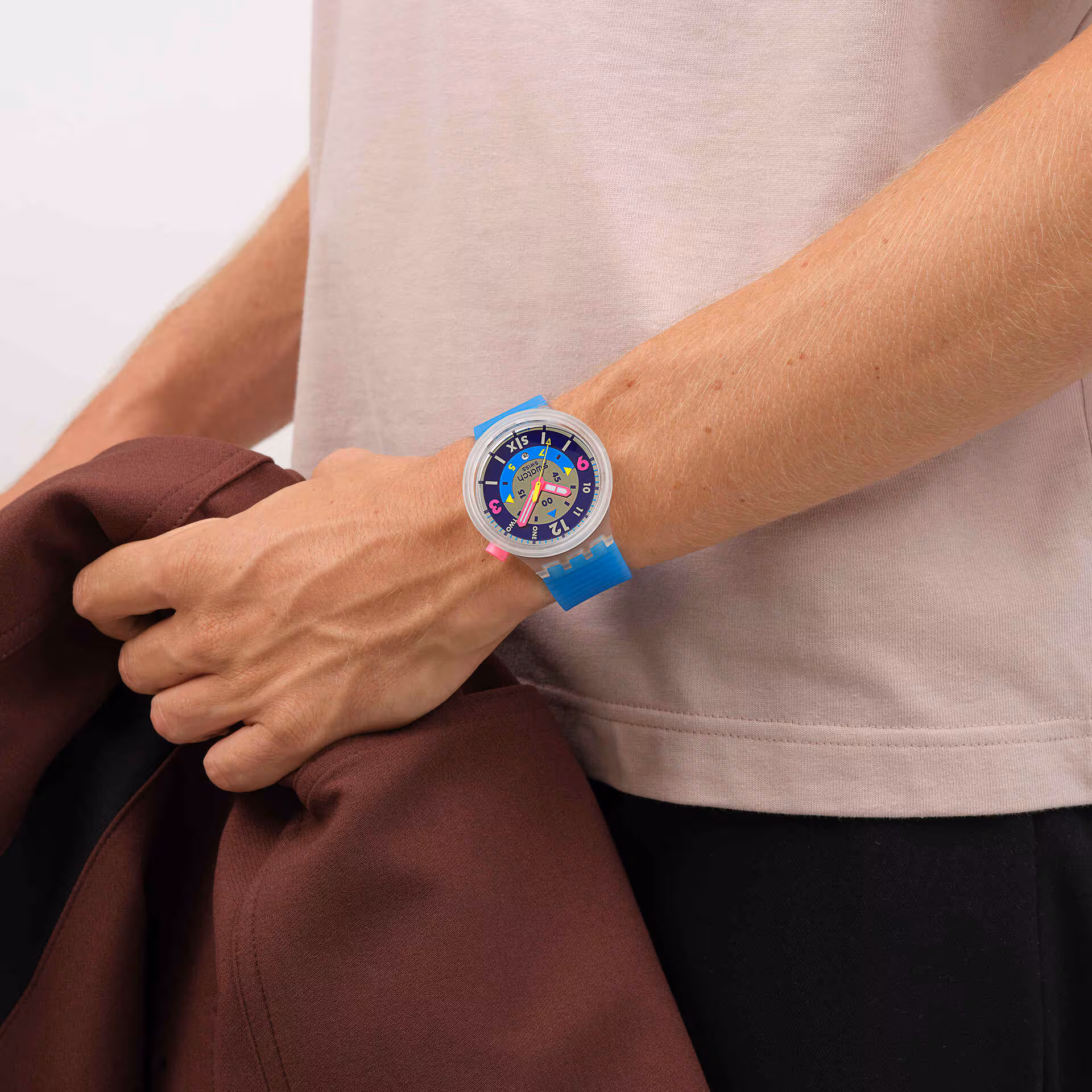 SWATCH NEON HIELO