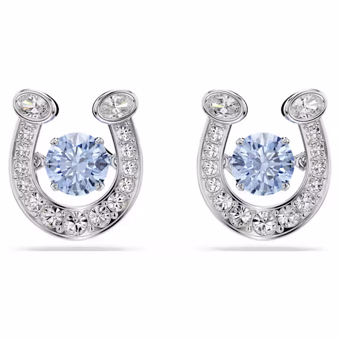 696922917717d_symbolica-stud-earrings--round-cut--pavé--horse-shoe--blue--rhodium-plated-swarovski-5746563.avif