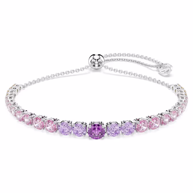 6971002b508f7_matrix-tennis-bracelet--gradient-of-round-cuts--multicolored--rhodium-plated-swarovski-5751197.avif