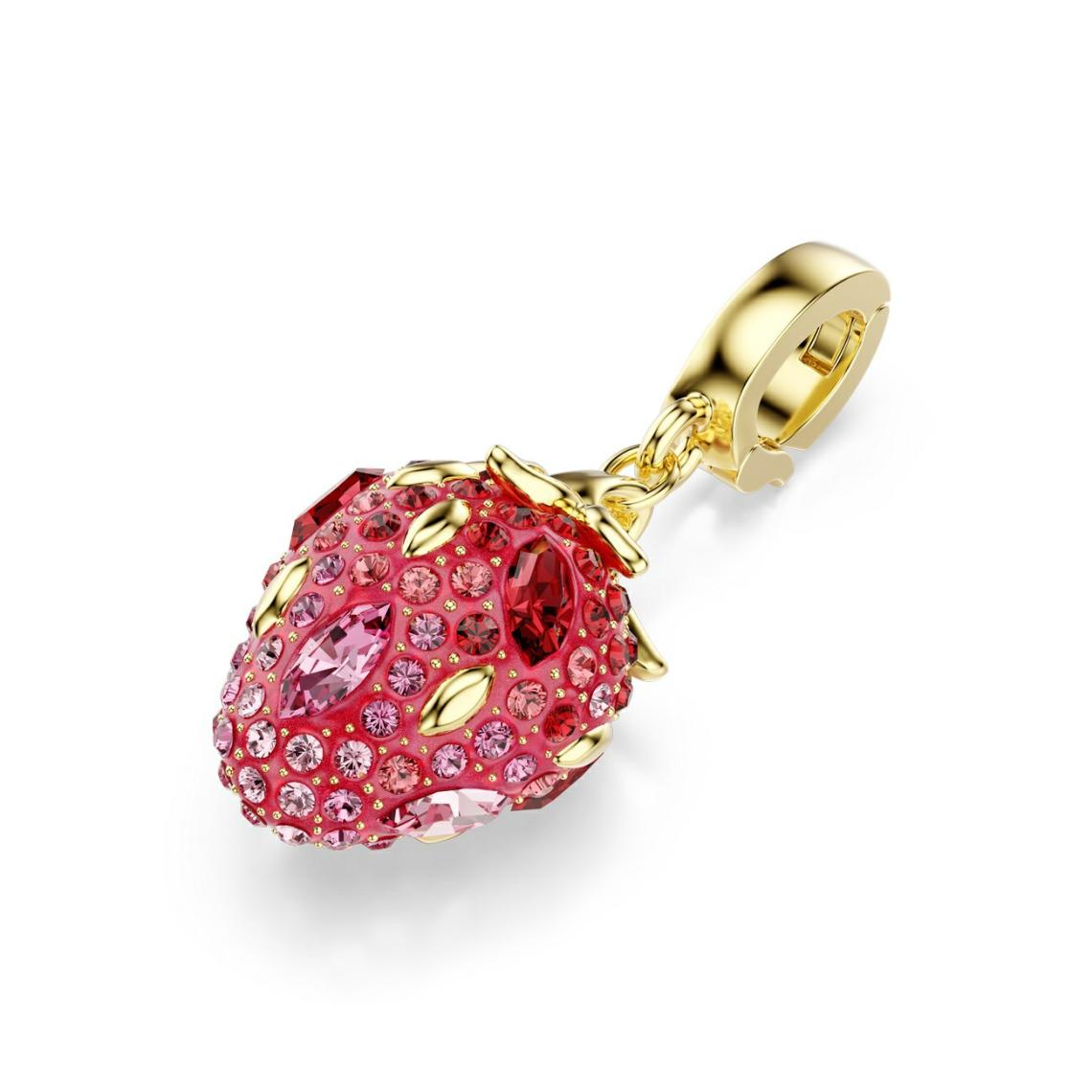Strawberry Crystal Charm