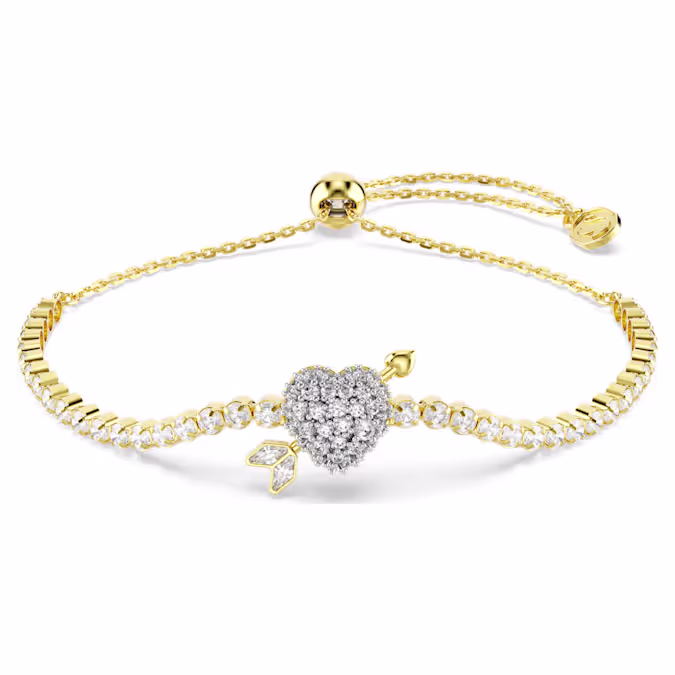 69998f5dbfa85_idyllia-bracelet--mixed-cuts--heart-with-arrow--white--gold-tone-plated-swarovski-5744061.avif