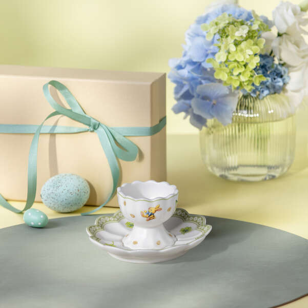 Easter Delight Egg cup saucer