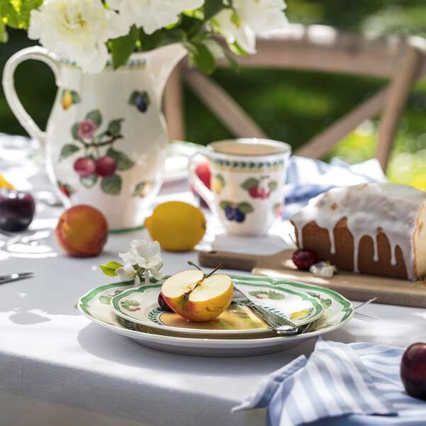 French Garden Breakfast/ dessert plate