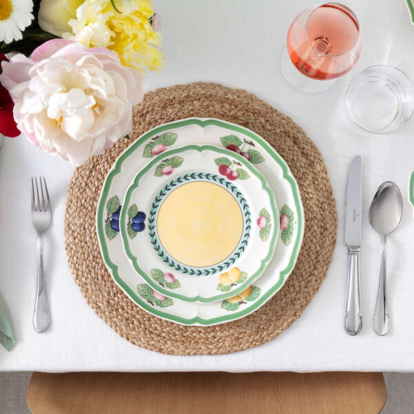 French Garden Breakfast/ dessert plate