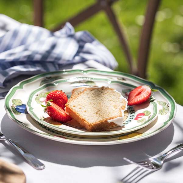 French Garden Breakfast/ dessert plate