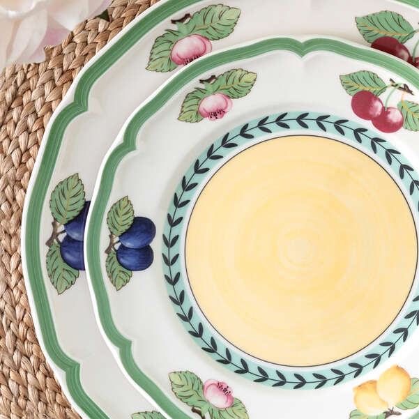 French Garden Breakfast/ dessert plate