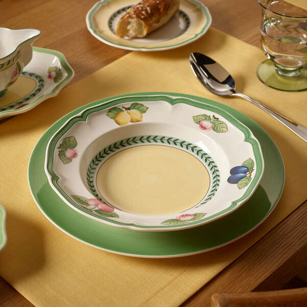 French Garden Soup plate