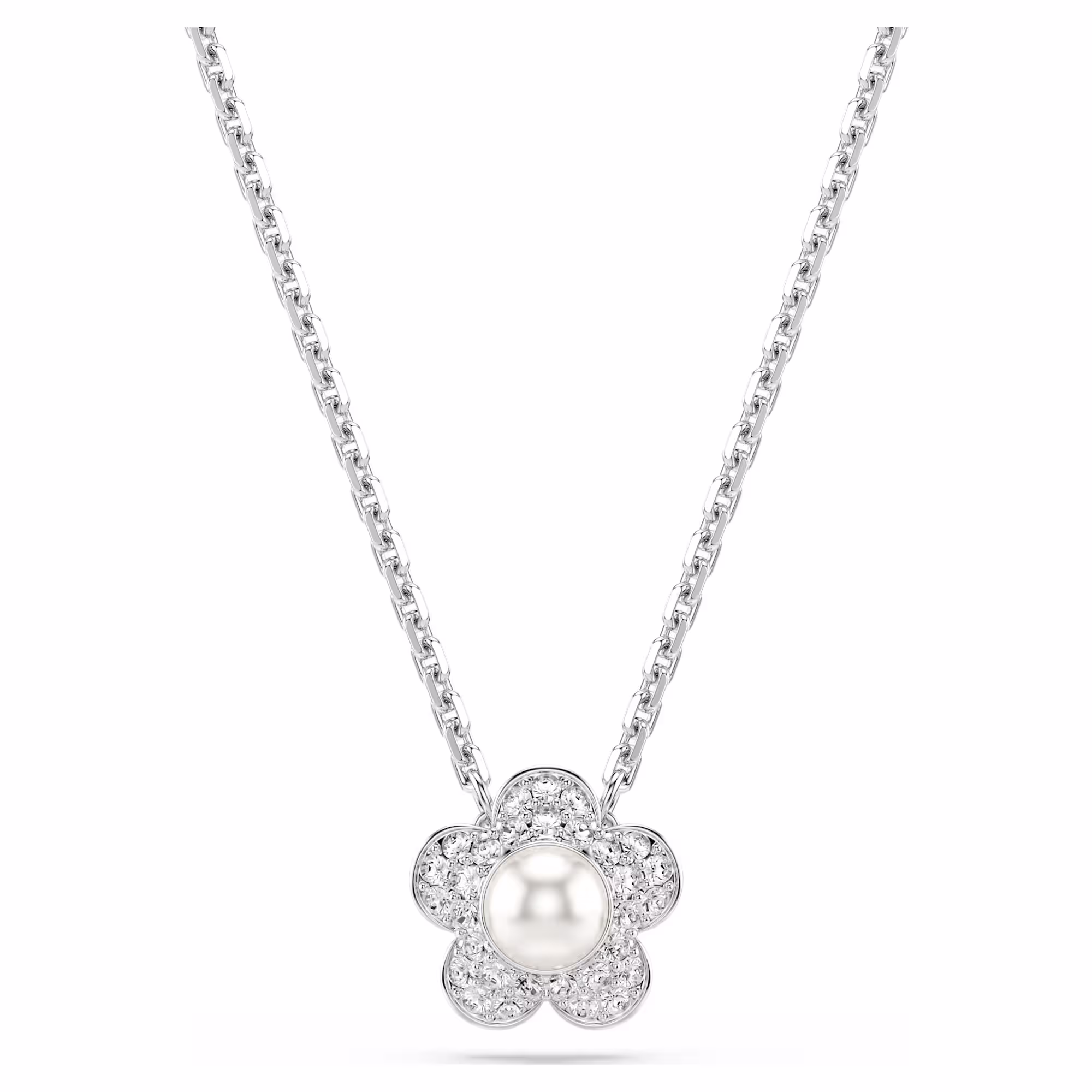 69b99e6db2928_ariana-grande-x-swarovski-pendant--crystal-pearl--round-cut--flower--white--rhodium-plated-swarovski-5755817.avif