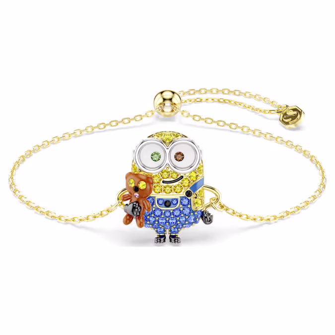 6a0f03611d15d_minions-bob-bracelet--pavé--multicolored--gold-tone-plated-swarovski-5743386.avif
