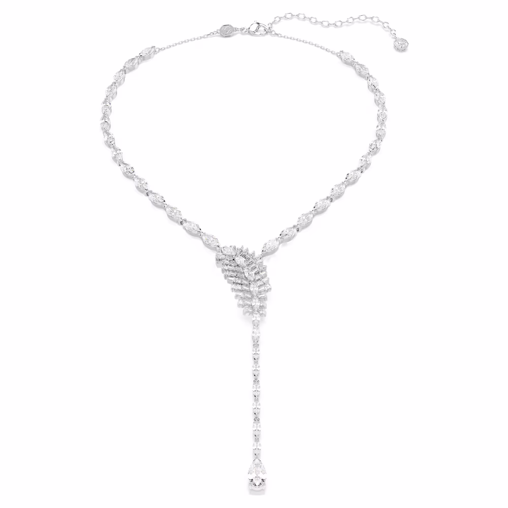 6a2d824fbecd0_vienna-y-necklace--mixed-cuts--feather--white--rhodium-plated-swarovski-5749265.avif