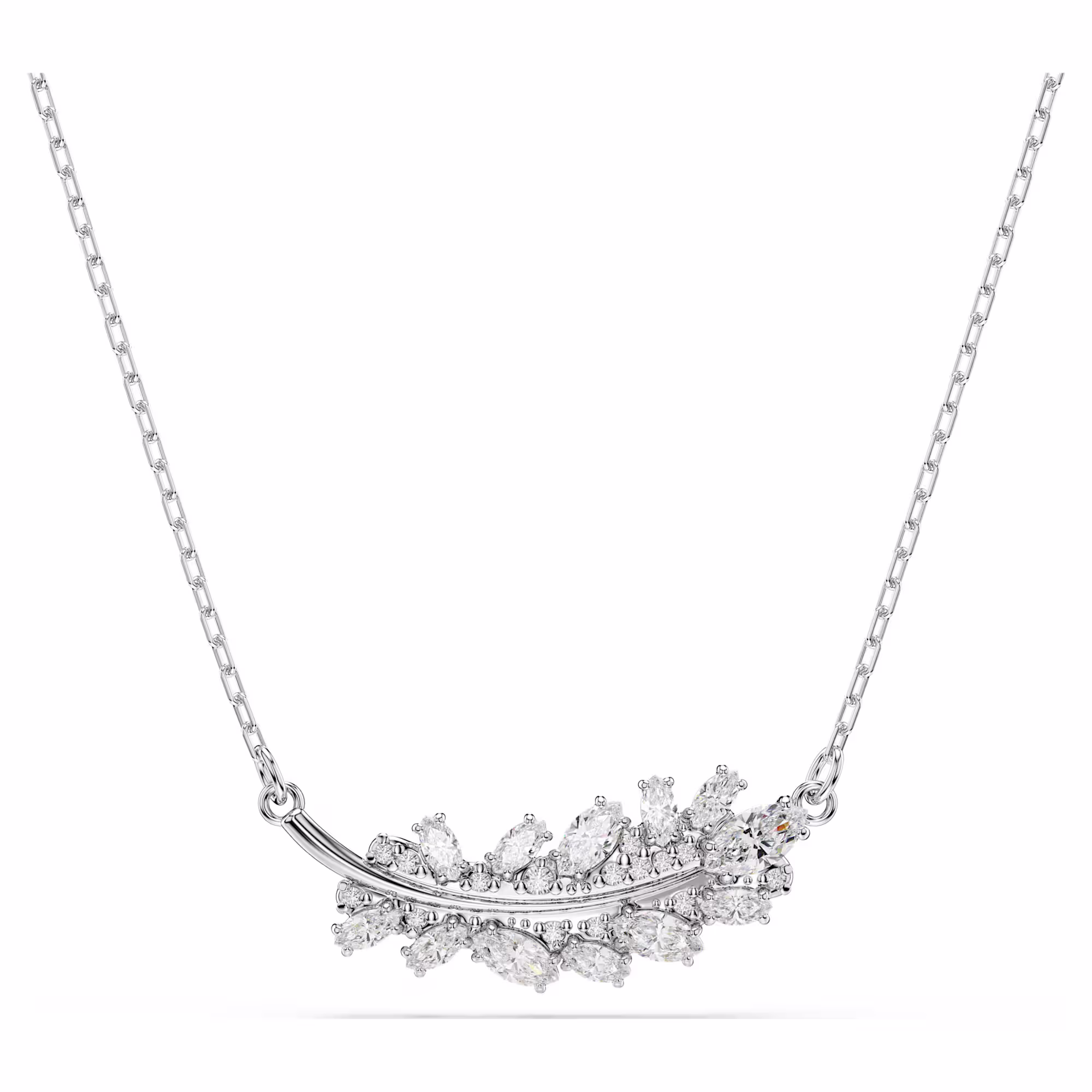 6a2fba2f61429_vienna-pendant--mixed-cuts--feather--white--rhodium-plated-swarovski-5756111.avif