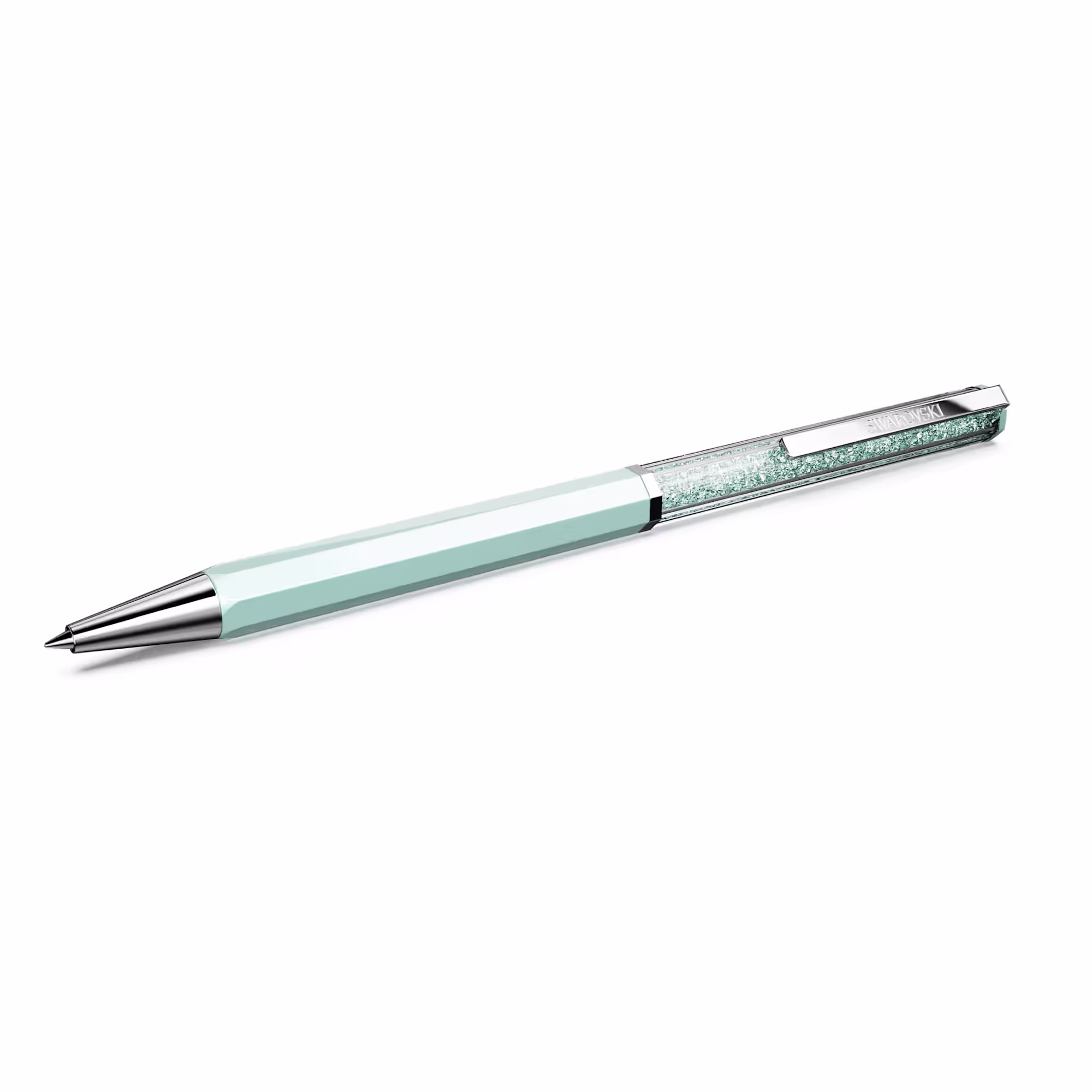 Crystalline ballpoint pen