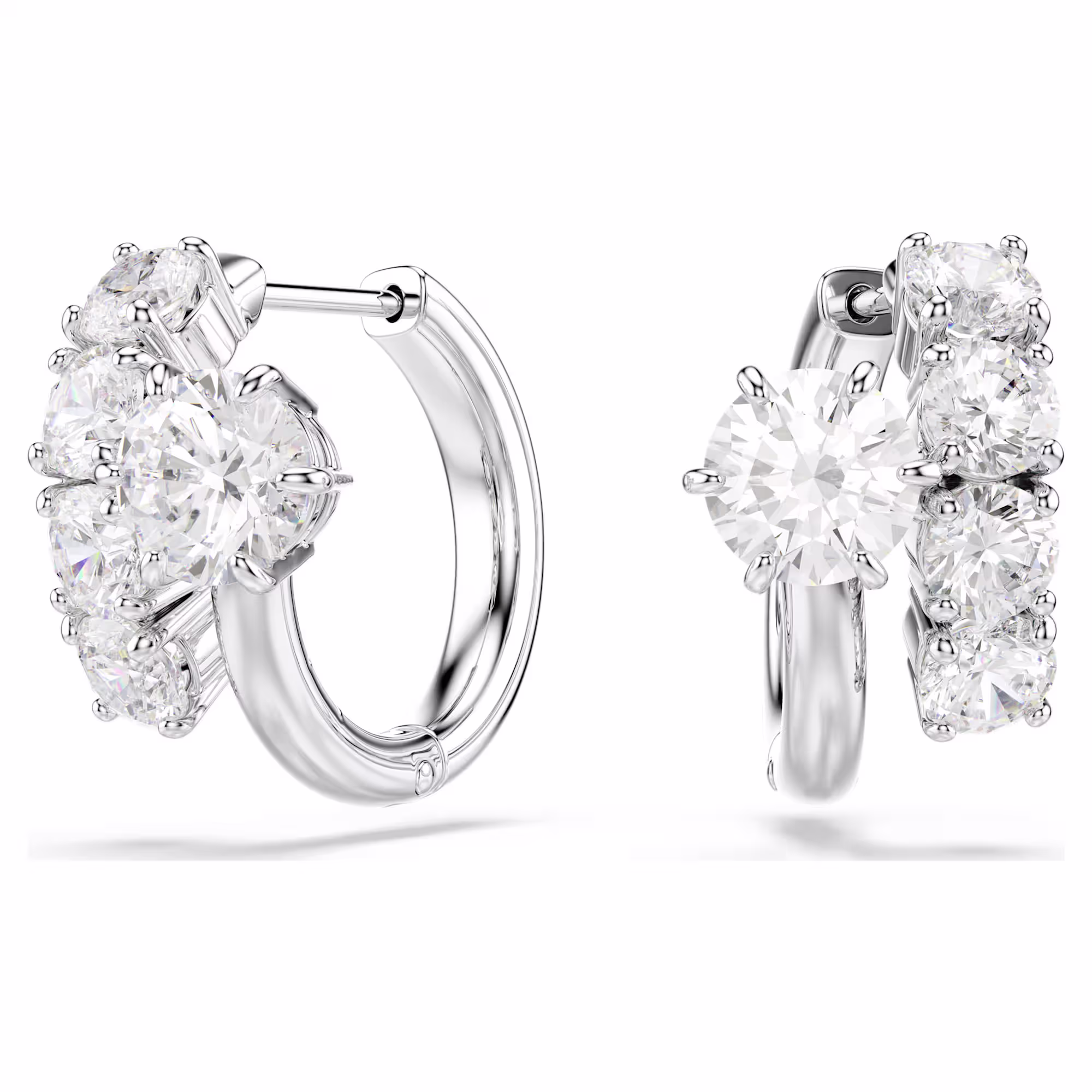 Matrix hoop earrings