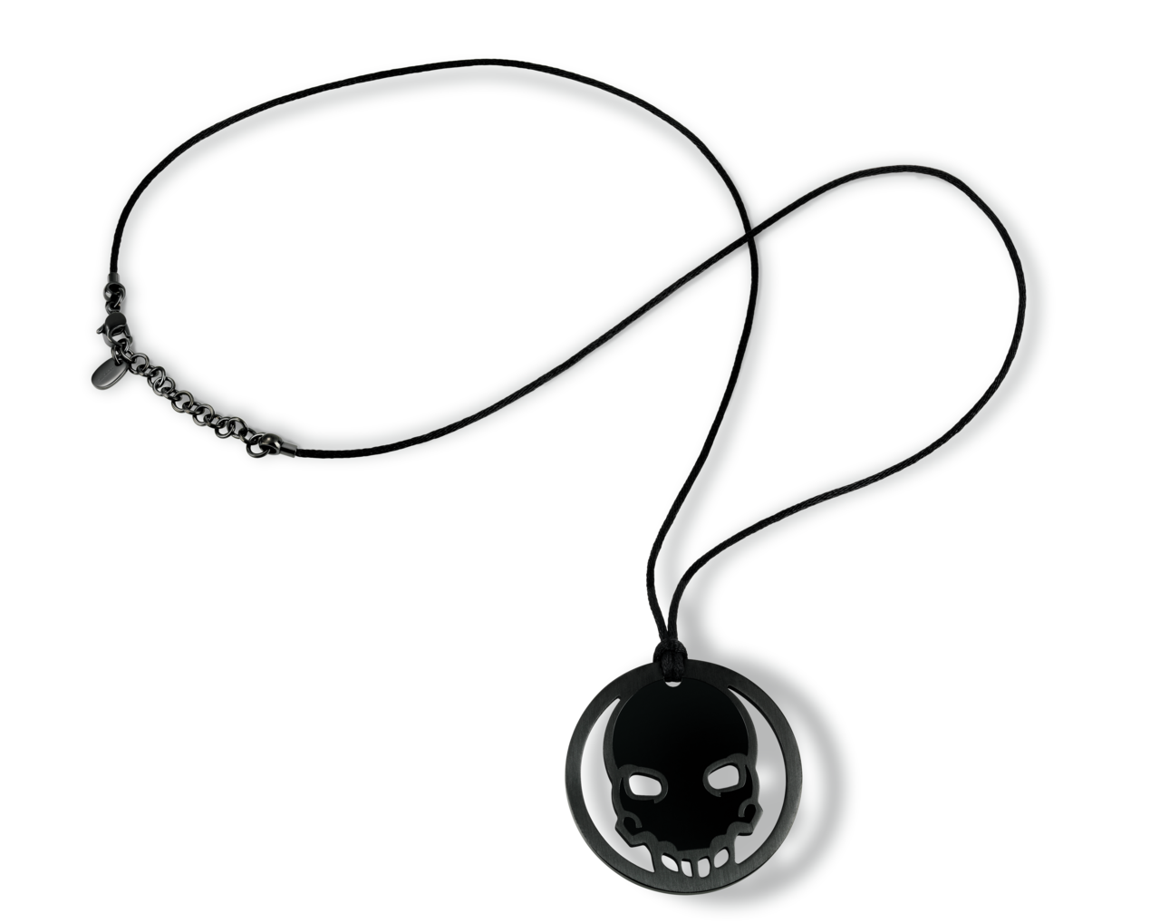 SWATCH SKULL (BLACK) PENDENT,SS,S-U