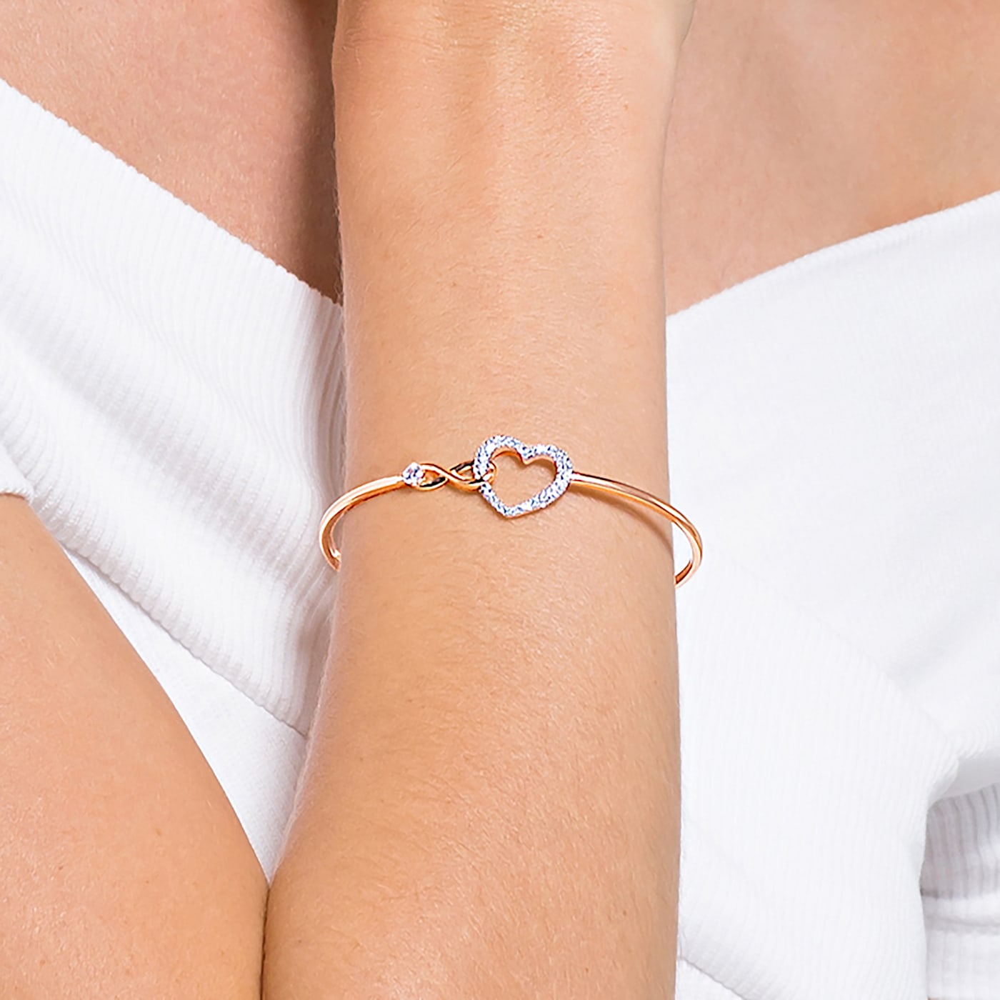 Swarovski Infinity bangle