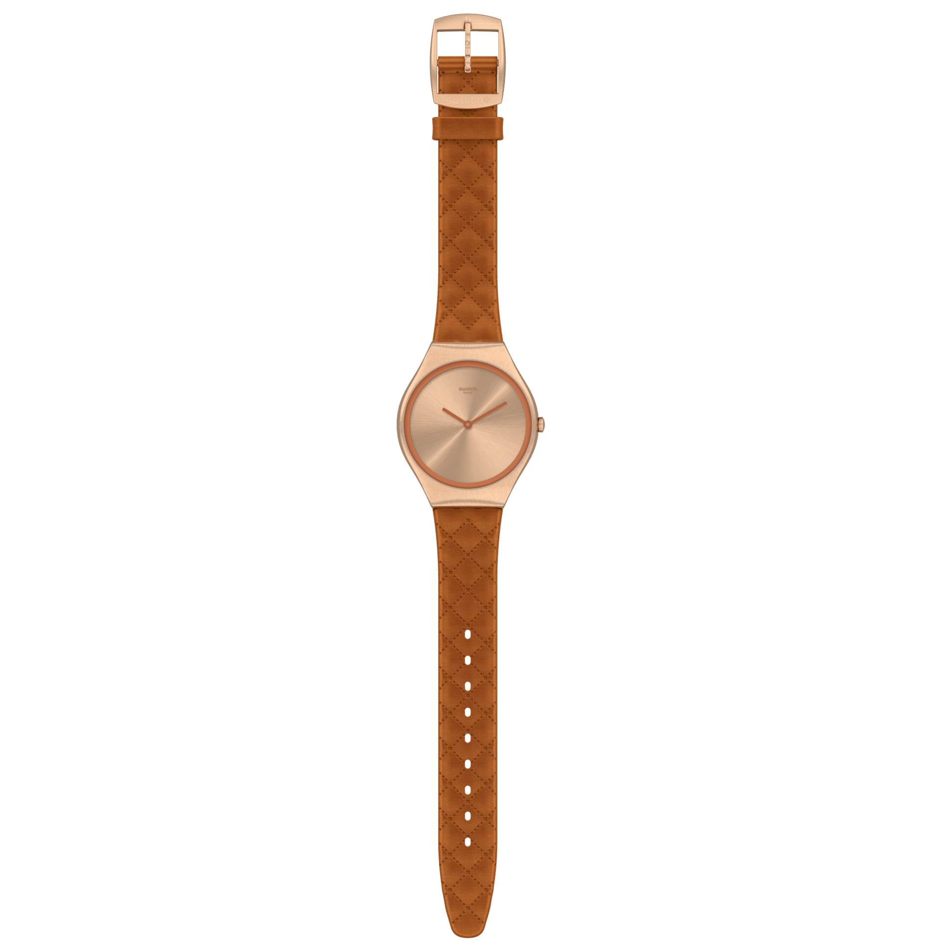 BROWN QUILTED